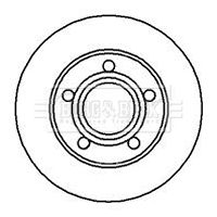 BORG & BECK Piduriketas BBD4899